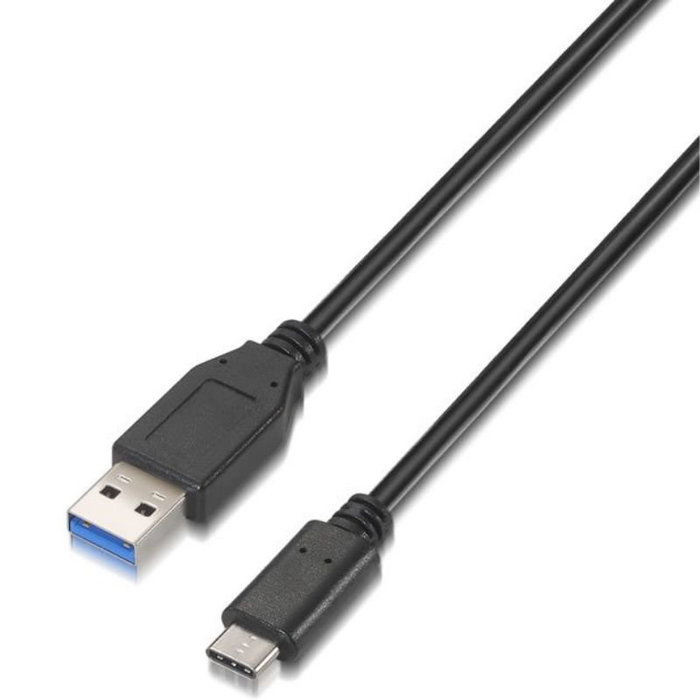 Aisens Cable USB 3.1 Gen2 10Gbps 3A USB-C a USB-A 1m Negro